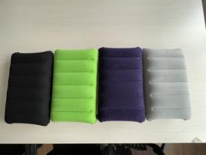 Logo Kustom Buatan Persegi Panjang Bantal Perjalanan Tiup untuk Tubuh dan Leher - Product Image 4