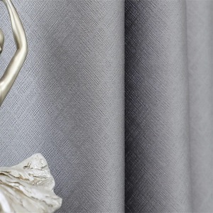 Foshan e Guangzhou moderno colore solido casa nero fuori <span class=keywords><strong>tende</strong></span> in tessuto di lino per il soggiorno - Product Image 6