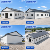 VICDOWEX Bâtiment préfabriqué de type K pour camp de construction, salle à manger et cantine du personnel