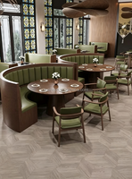 Bancs et chaises de restaurant commerciaux modernes en bois massif, durables et écologiques, pour hôtels et restauration rapide