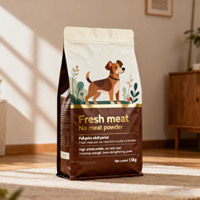Sacs personnalisés de marque DX imprimés en héliogravure, résistants à l'humidité, en PET/PE, avec fermeture éclair, pour aliments pour chats/animaux, pochettes à fond plat en aluminium, Guangdong
