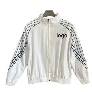 高品质 PS.ge 足球夹克 轻质全拉链风衣 定制徽标 防水 OEM 服务 自动裁剪 - Product Image 1