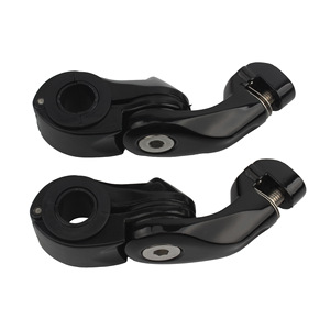 Soporte de pedal delantero para motocicleta Zuqing, aleación de aluminio cromado de 32mm para Harley-Davidson Big Glide - Product Image 3