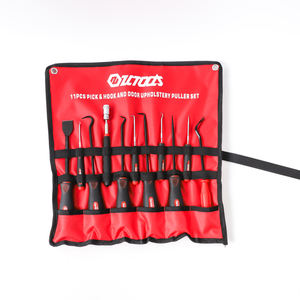 11個オイルシールフック<span class=keywords><strong>O</strong></span>リングプーラーオイルシールピッカー自動保護ツールスクレーパーピックアンドフックセット自動車修理ツール - Product Image 1