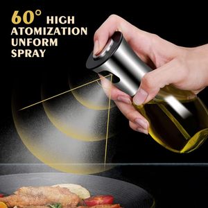 Pulvérisateur d'<span class=keywords><strong>huile</strong></span> d'olive antidérapant pour la cuisson, flacon distributeur d'<span class=keywords><strong>huile</strong></span> en verre pour friteuse à air, barbecue, salade, cuisson, rôtissage, pulvérisateur de vinaigre - Product Image 4