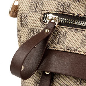 <span class=keywords><strong>Sac</strong></span> à bandoulière grande capacité en PU imprimé avec fermeture éclair, nouvelle mode pour <span class=keywords><strong>femme</strong></span> d'âge mûr, idéal pour les loisirs et le commerce international - Product Image 2