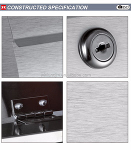 Boîte aux lettres extérieure traditionnelle en métal avec porte-journal Caractéristiques de sécurité étanches pour bureau à domicile ou appartement - Product Image 4