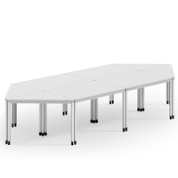 Mobilier scolaire Offre Spéciale Table et chaise d'étudiant mobiles Bureau et chaise de formation pliants pour la salle de classe Université
