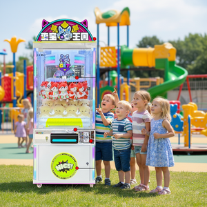 Machine de jeu d'arcade à <span class=keywords><strong>roue</strong></span> chanceuse Star de haute précision avec clip, machine distributrice de cadeaux à chances réglables pour les entreprises - Product Image 1