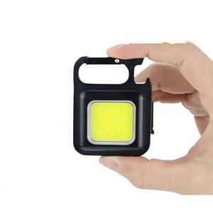 Mini Rechargeable Portable Pocket Cob <b>Work</b> <b>Light</b> Magnetic Inspection <b>Light</b> Opener Torch Keychain Lamp LED Camping Flashlight - Product Image 5