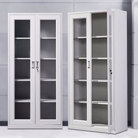 Armoire de classement en acier pour bureau, meuble de rangement métallique de taille standard, équipement modulaire