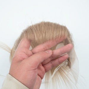 Topper de Cabello con Nudos Invisibles, 100% Cabello Humano, Cobertura Natural de la Línea del Cabello, 12x2, Encaje HD, para Mujeres con Línea del Cabello Recesada - Product Image 2