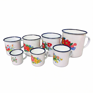 <span class=keywords><strong>Taza</strong></span> Esmaltada HARVIT o SU MARCA, Tazas de Té Grandes Irrompibles, <span class=keywords><strong>Taza</strong></span> de Café Personalizada al por Mayor, Diseño Campestre, Hecho en Henan - Product Image 2