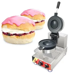 Donut Bun Kem UFO Burger Máy Ép Maker