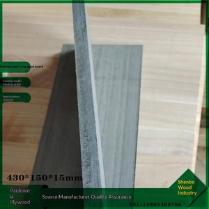 Panneaux de meubles en <span class=keywords><strong>bois</strong></span> de paulownia massif, finition carbonisée, peignable, disponibles en différentes tailles - Product Image 1
