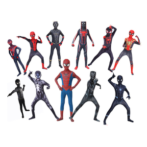 Disfraz de hombre araña <span class=keywords><strong>rojo</strong></span> y azul, <span class=keywords><strong>traje</strong></span> de Hombre Araña, disfraces de Hombre Araña, ropa de Cosplay de superhéroe para niños, disfraz de Halloween - Product Image 1