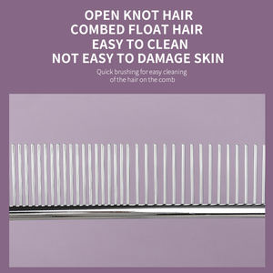 <span class=keywords><strong>2</strong></span> in 1猫針ヘアコーム犬ペットデマグルーミングコームペットネイルクリッパーまたはステンレス鋼ペットコーム付き工場卸売 - Product Image 4