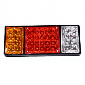 <span class=keywords><strong>Luz</strong></span> <span class=keywords><strong>Trasera</strong></span> 140-2 de 24V para Vehículos de Ingeniería, <span class=keywords><strong>Luz</strong></span> de Freno y Direccional para Semirremolques, Apta para Varios Camiones Grandes - Product Image 2