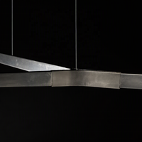 Luminaire suspendu de luxe léger pour hall d'hôtel, restaurant, éclairage intérieur, conception personnalisée, grand luminaire suspendu