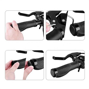 Accessoires de guidon de vélo de route, poignées antidérapantes en <span class=keywords><strong>caoutchouc</strong></span>, poignées de guidon pour <span class=keywords><strong>VTT</strong></span>, poignées de vélo pour BMX, cruisers, vélos pour enfants - Product Image 4
