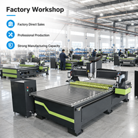 Machine de gravure CNC Chenmai 1325 pour le travail du bois, 1300x2500x200mm, 380V, précision 0,05mm, pour portes d'armoires, MDF, contreplaqué, acrylique