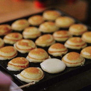 Heavy Duty Poffertjes Hà Lan Mini Pancake Maker Máy Cho 25 Vòng Poffertjes - Product Image 3