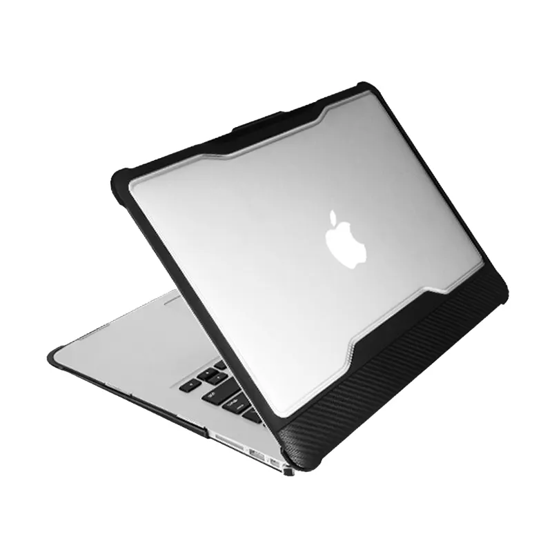 JUNCHI Crystal Matte Universal Housing Plastic Cover Case For MacBook Air Case with 4 anti-skidding foot pads