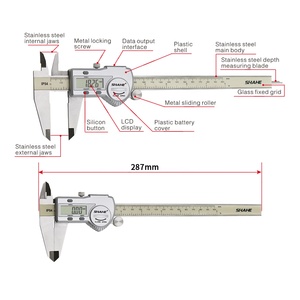 Calibro Digitale SHAHE IP54 0-200mm di Alta Qualità in Acciaio Inossidabile, Calibro Elettronico - Product Image 2