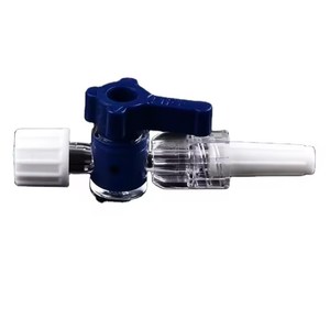 Válvula de Control de Flujo Bidireccional, Grifo Giratorio de Plástico Médico de Dos Vías - Product Image 1