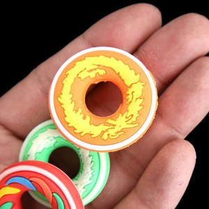 Anillo de goma de silicona luminoso con patrón de dragón para pesca, tamaños 2.7, 3.6, 4.5, 5.4, 6.3, tipo 'Rice Size', colorido - Product Image 3