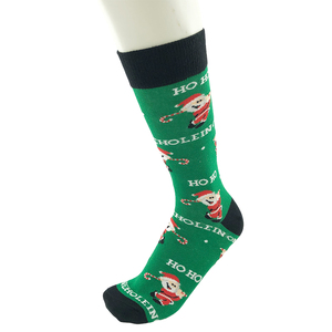 Chaussettes de la série de Noël en gros Chaussettes de Noël en coton pour hommes - Product Image 6