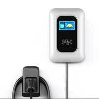 Pengisi Daya Mobil Listrik AC 22kW Wallbox 32A 3 Fasa DLB Smart Car Charger CE UKCA Station