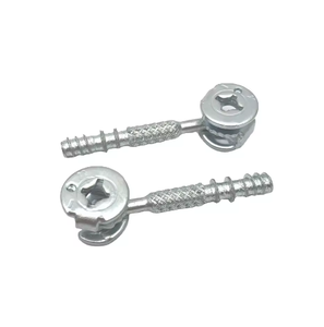 Connecteur de meubles trois-en-un à dégagement rapide |   Roue <span class=keywords><strong>excentrique</strong></span> |   Fer électroplaqué pour l'<span class=keywords><strong>assemblage</strong></span> de tiroirs de placards et armoires - Product Image 1