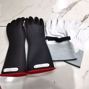 Venta caliente 7.5KV Prueba de golpes Dieléctrico Clase 1 Guantes de trabajo aislados de alto voltaje eléctrico - Product Image 5
