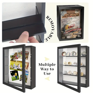 Tùy chỉnh 5x5 bóng hộp khung gỗ vuông chưa hoàn thành gỗ bóng hộp khung và hộp Bóng khung gỗ - Product Image 4