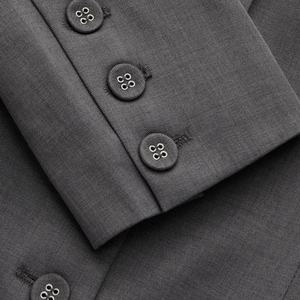 Blazer de oficina de color sólido para mujer con botón de solapa Top de traje elegante para mujer - Product Image 6