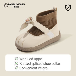 Mabux Automne Princesse <span class=keywords><strong>Chaussures</strong></span> pour Filles Ours Première <span class=keywords><strong>Marche</strong></span> <span class=keywords><strong>de</strong></span> Bébé Semelle Souple Respirante Berceau <span class=keywords><strong>de</strong></span> Bébé Petits Enfants Nouveaux Marcheurs - Product Image 3