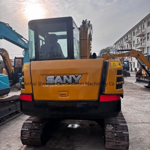 รถขุดมือสองยี่ห้อ Sany รุ่น 60C ราคาถูก รถขุดมือสอง Sany 55c รถขุดมือสอง Sany Sy75c Sany55 Sany60 Sany35u Sany 95c Sany135c ขาย - Product Image 3