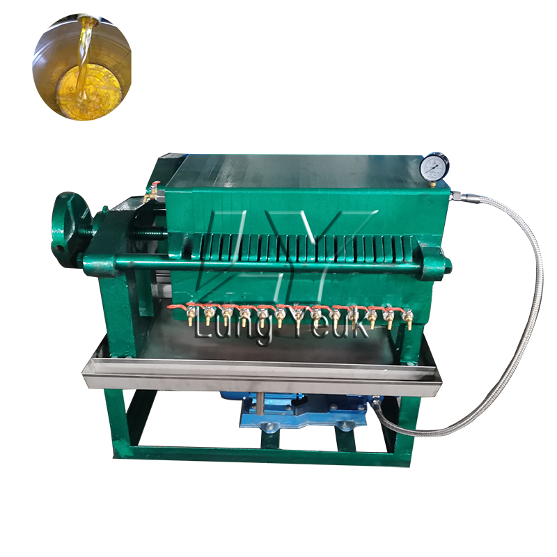 Small Cheap Carbon Steel Plate and Frame Oil Filter Crude Cooking Coconut Mustard Oil Filter Machine