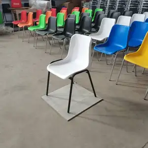 modern colourful stackable outdoor plastic pizza fast food restaurant cafe hotel dining table and chair with welded legs