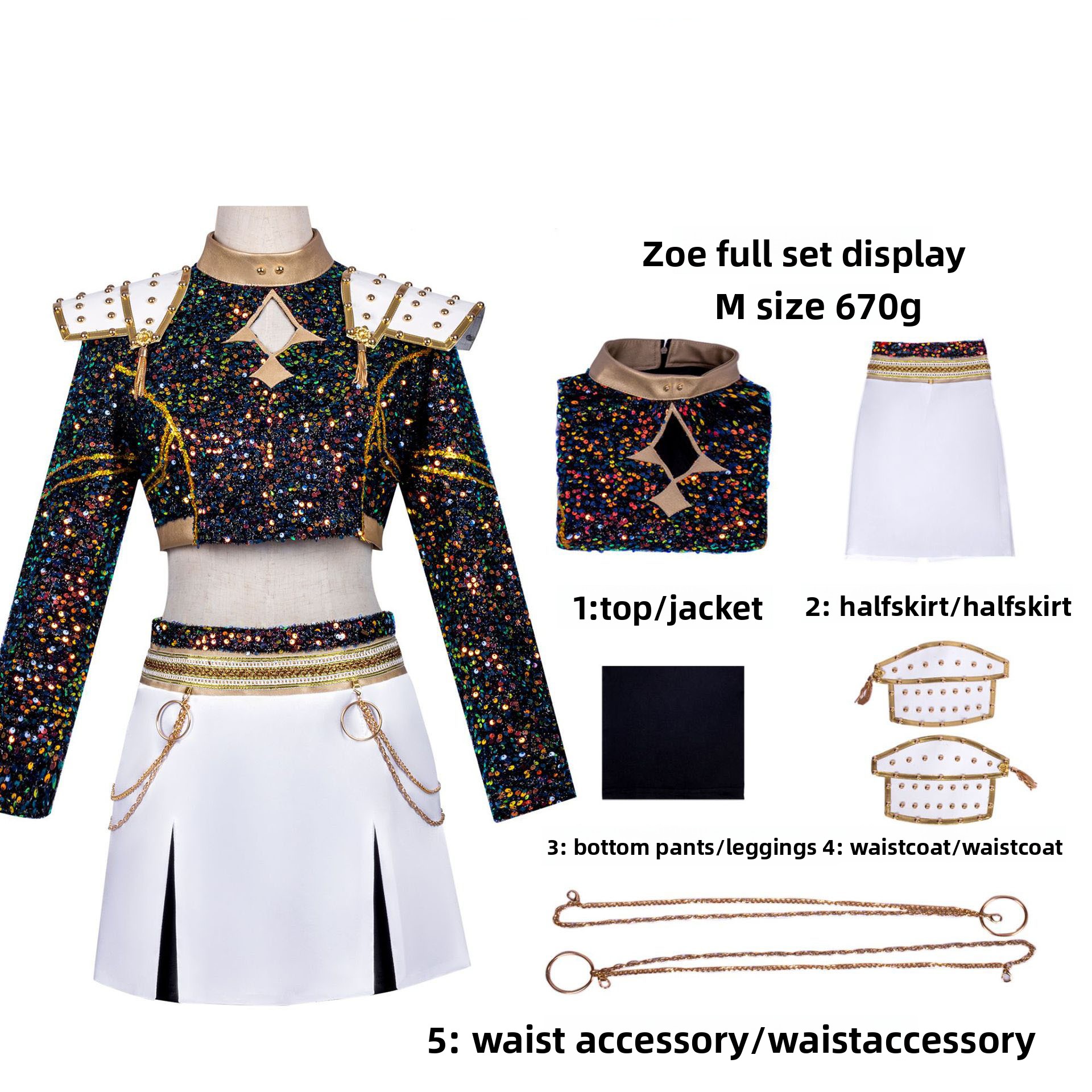 Costume Zoey Noir