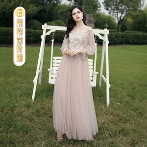 <span class=keywords><strong>Vestido</strong></span> de dama de honor al por mayor de alta calidad de moda tul <span class=keywords><strong>boda</strong></span> dama de honor falda diseños para Hermanas - Product Image 6