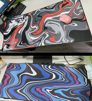 Tapis de souris taille personnalisée ordinateur portable Anime clavier topographique tapis de souris grand tapis de souris claviers Gamers Decoracion tapis de bureau