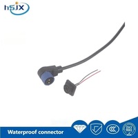 Connecteurs mâles-femelles circulaires en cuivre à 8 broches étanches IP67 de la série de panneaux HE SHENG JIA XING M25 pour PCB