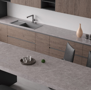 Best seller nuovo cinese <span class=keywords><strong>Petra</strong></span> grigio pietra sinterizzata lastre di sfondo grigio muro di marmo Look sala da pranzo pietra artificiale Texture <span class=keywords><strong>serie</strong></span> - Product Image 1