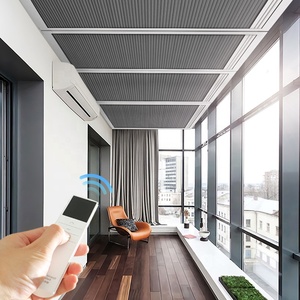 Tende a Nido d'Ape Elettriche Integrate per Finestre alla Francese, Design Semplice, Protezione UV e Isolamento Termico - Product Image 3