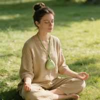 Appareil de méditation à suspendre au cou avec fonction de vibration pour la relaxation, le sommeil et la réduction du stress, bruit blanc, modèle BS102 Calmmate
