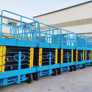 CE Certified 4-16m Scissor Lift High Safety Standard Electric Hydraulic Lifter with Load Capacity of 230-650kg - Product Image 1