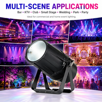 Projecteur LED COB étanche à zoom rapide, éclairage blanc froid + blanc chaud IP65 pour scène, concerts, DJ, club, théâtre