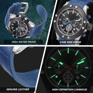 Montre-bracelet classique pour homme, très vendue, en silicone de luxe, idéale pour les activités sportives quotidiennes en extérieur, lumineuse 24h/24, nouvelle montre à quartz pour 2026 - Product Image 6